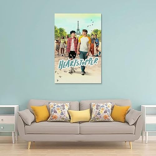 Miniatura 2 de dogp Heartstopper - Póster de la temporada 2 para dormitorio, decoración de pared estética, lienzo, regalo de 08 x 12 pulgadas (7.9 x 11.8 in)