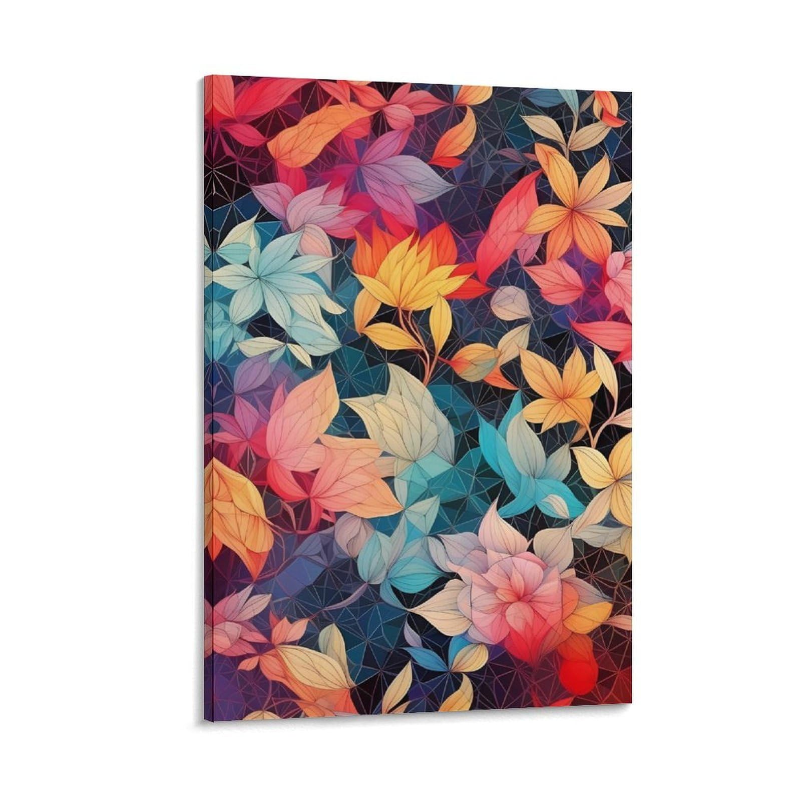 Canvas Wall Art for Living Room 16"x24" Modern Artwork Painting Pictures Hanging Canvas Prints Colorful Printing Aesthetic Wall Art for Bedroom Bathroom Office Wall Art Print Decor Colorful Printing