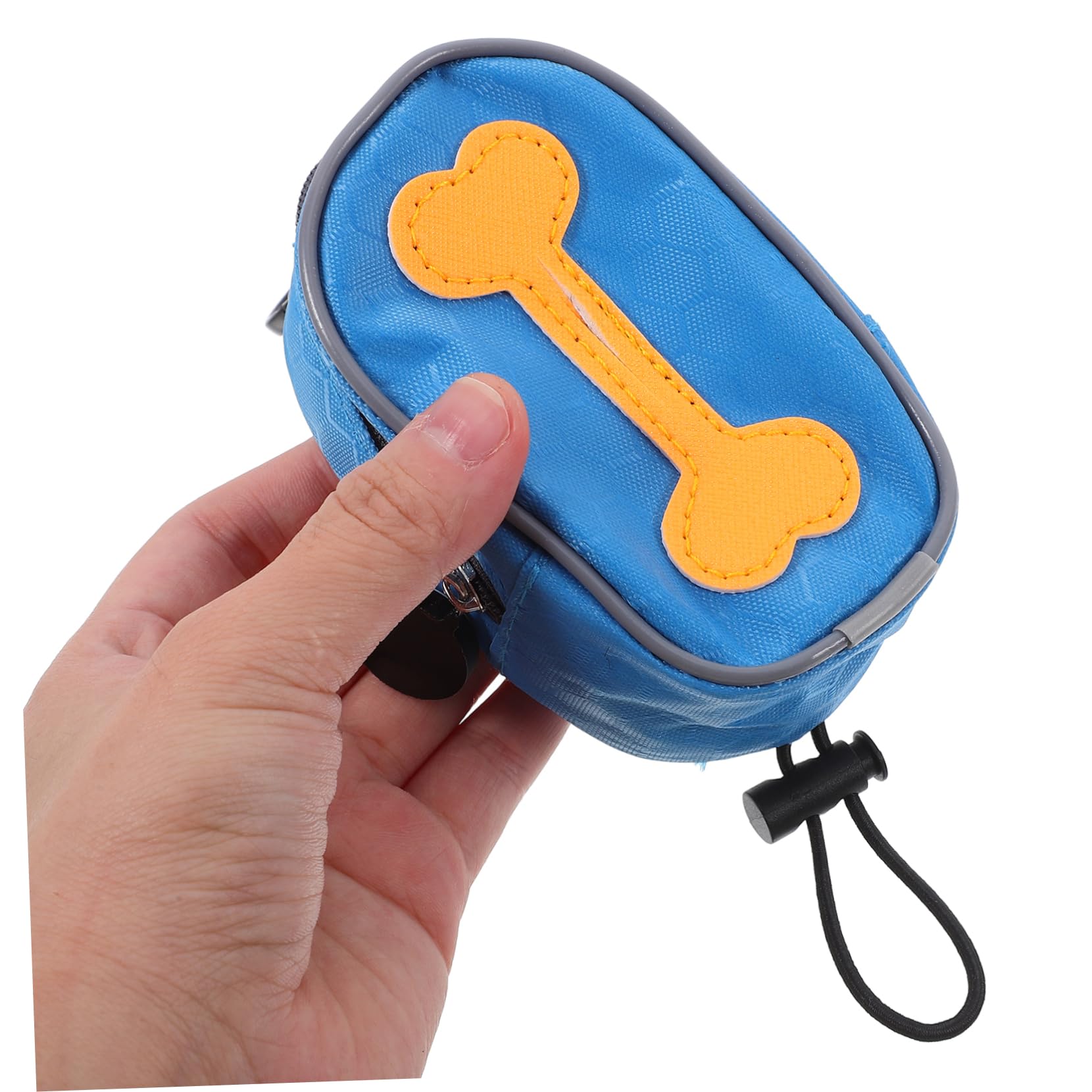 Toyvian 8 rouleaux Distributeur Portable de Sacs à Déjections Canines avec Zippé Oxford de pour Promenade et Accessoires Chien