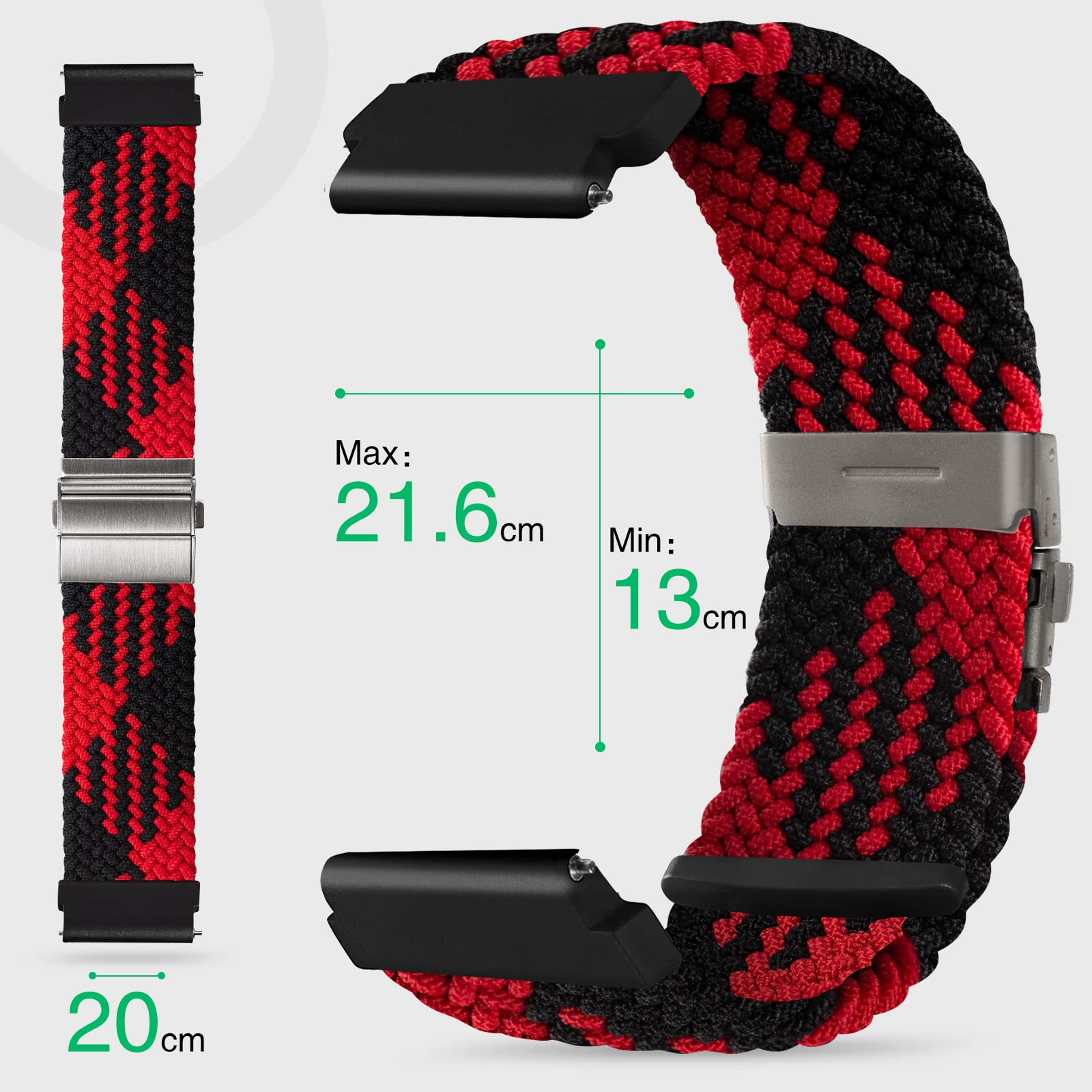 Cinturino di ricambio compatibile con Amazfit GTS3 GTS 2e