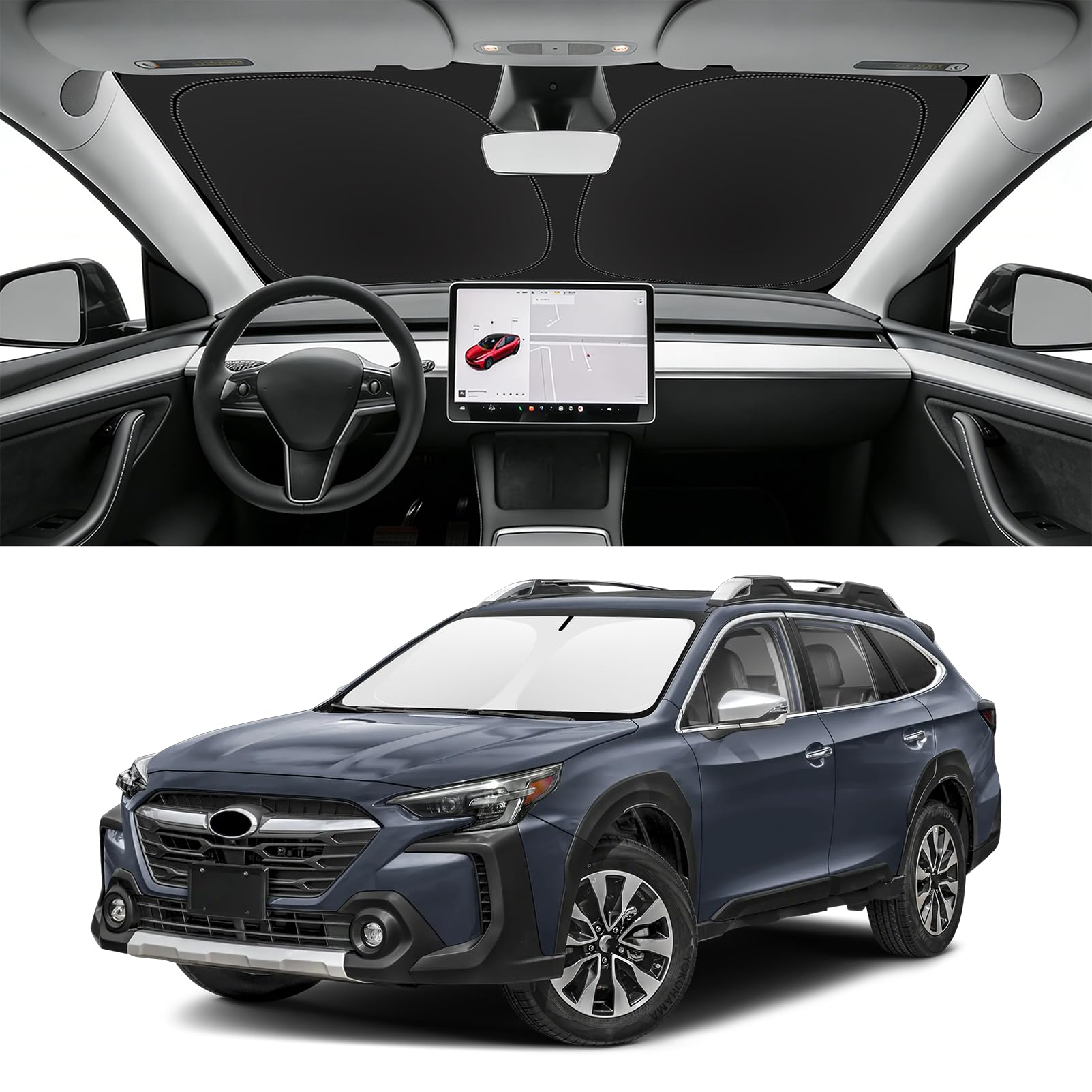 Custom Fit Windshield Sun Shade for Subaru Outback 2020-2026 2027