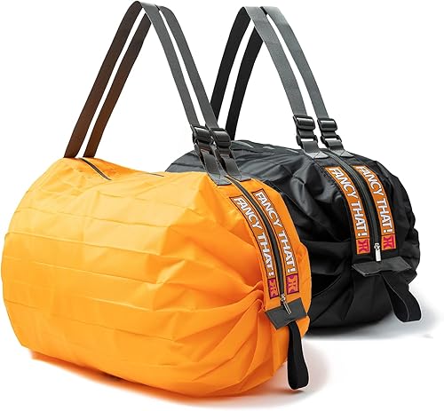 Miniatura 1 de Bolsas de comestibles portátiles de gran capacidadbolsas de compras reutilizables con asas, plegable y lavable para viajes, camping, compras,