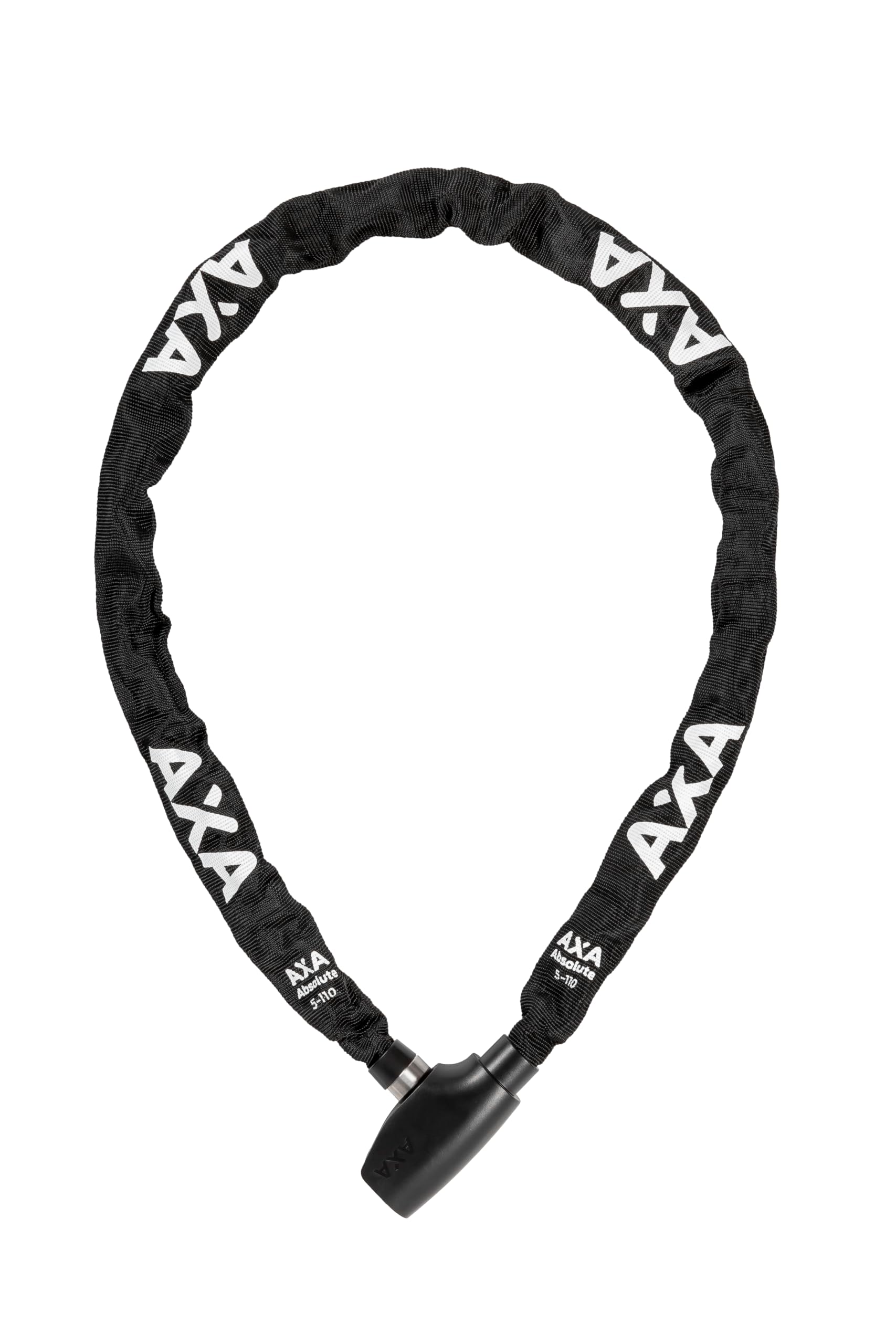 AXA Absolute 5-110 Kettenschloss – Länge 110 cm – Sicherheitsstufe 7 – Stahlglieder 5 mm – Hohe Sicherheit