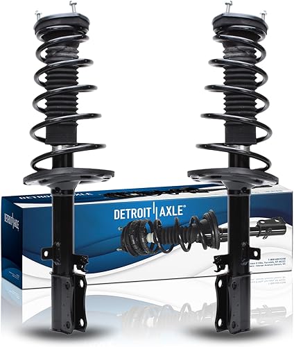 Miniatura 38 de Detroit Axle - 2 puntales traseros listos para Chevy Classic Malibu Pontiac Grand AM Olds Alero Cutlass Struts con resorte helicoidal reemplazo de