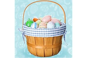 Festive Round Easter Basket Enchanting Your Celebration