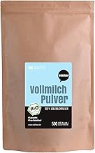 Wohltuer Organic whole milk powder, 500 g, organic and pasture farming. Very soluble and free from additives. Regional milk powder from Germany