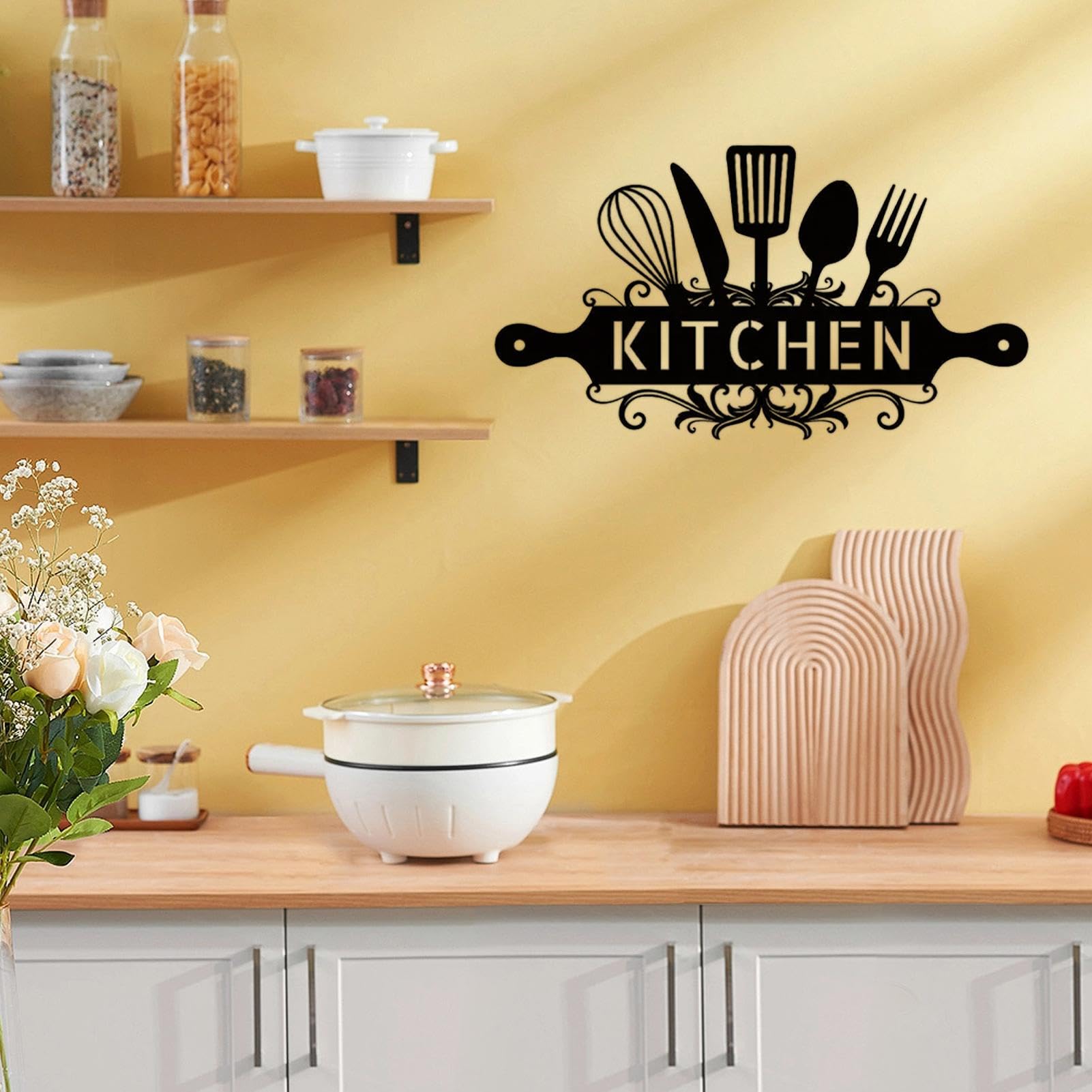Ryantey Targa In Metallo 'Butcher's Guide Cuts Of Pig' 20,3x30,5 Cm - Decorazione Parete Cucina Retrò