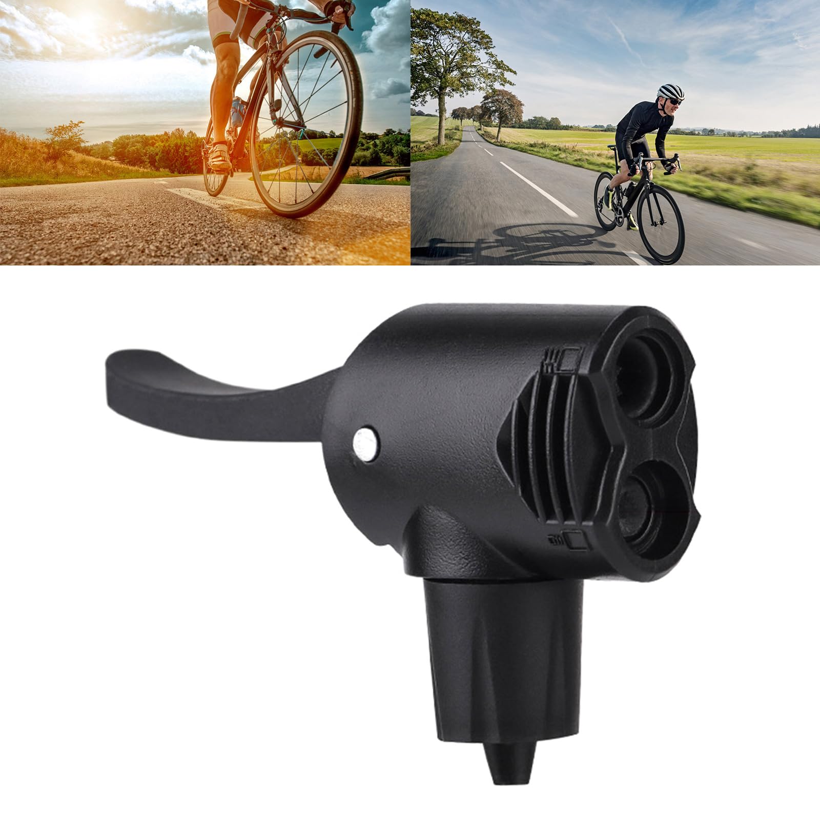 Bicycles Tyre Tube Pumps Adapter Valves Bikes Double Head Air Pumps Adapter Valves Replacement Bike Pumps Adapter Valves