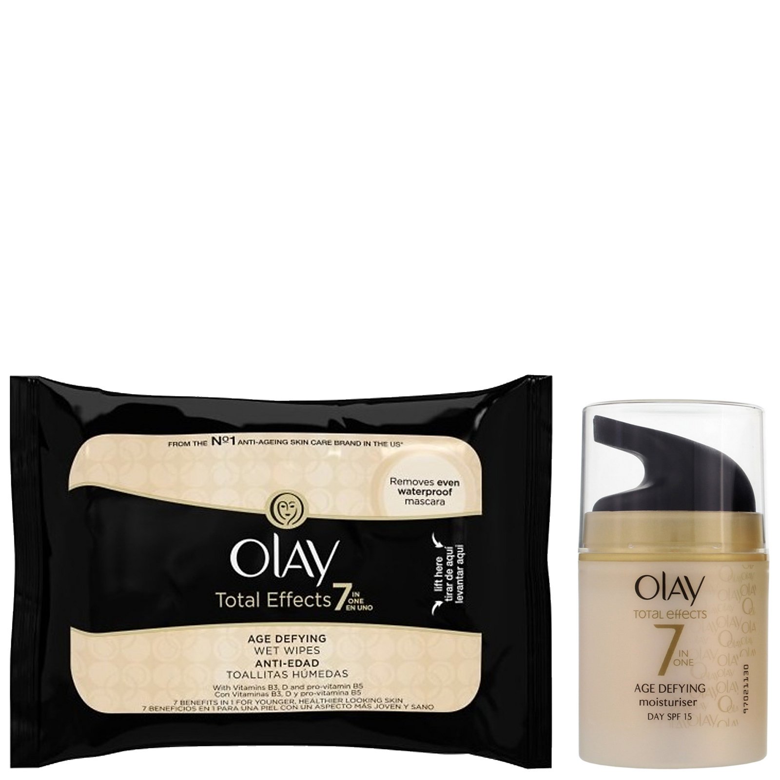 Olay Total Effects Tag Feuchtigkeits und Tücher Geschenk Set