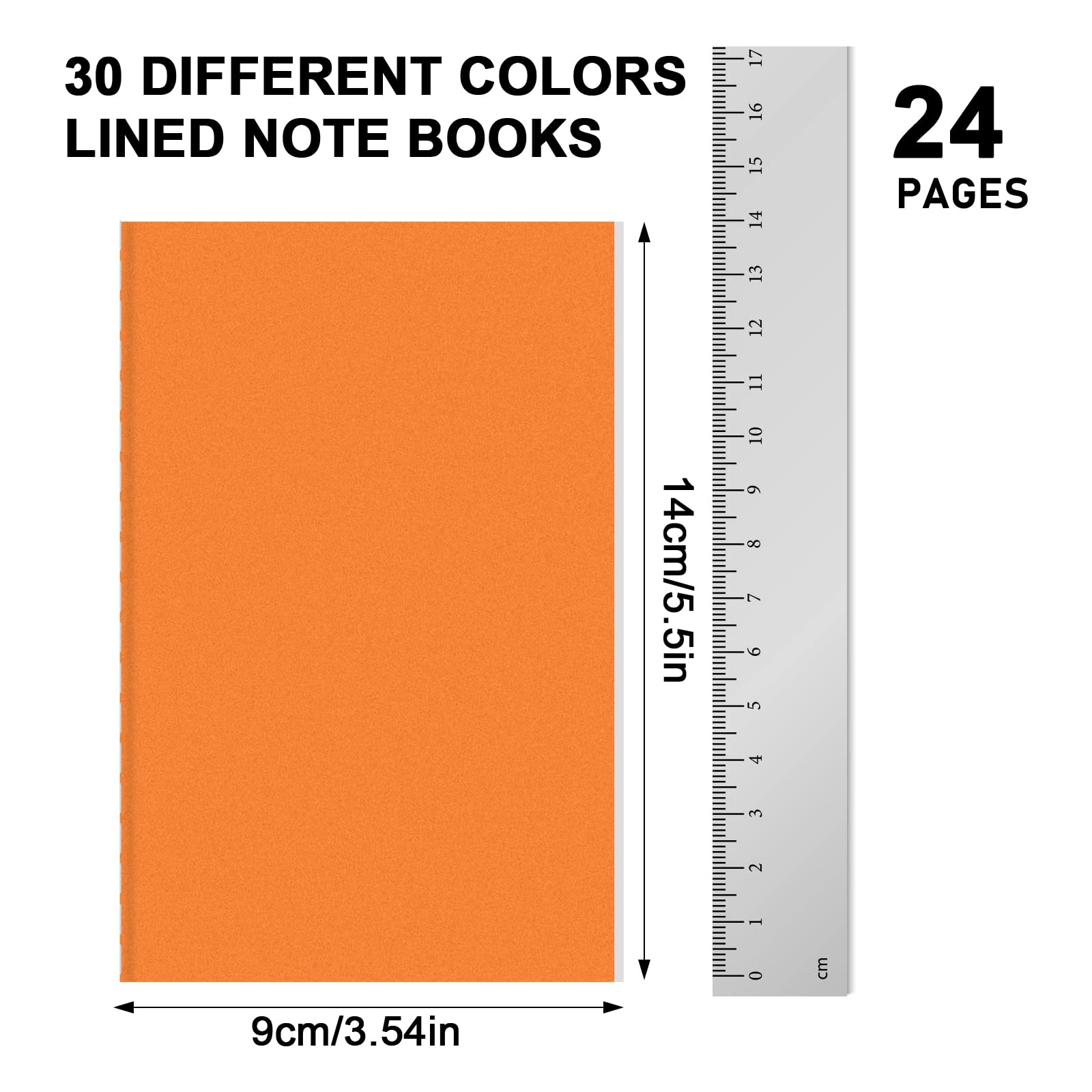 Xaztr 120 Pack A6 Small Lined Notebooks Bulk, 3.5 X 5.5 Inch - View #13
