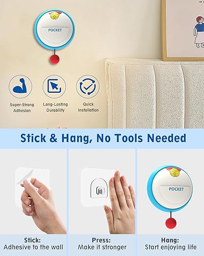 Miniatura 6 de Luz nocturna de pared para niños, 3 niveles de luz nocturna regulable con temporizador, lámpara de pared táctil LED recargable para decoración de