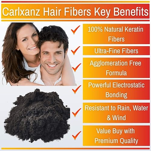 Miniatura 4 de Recambio de fibras capilares de queratina (0.88 oz, blanco)