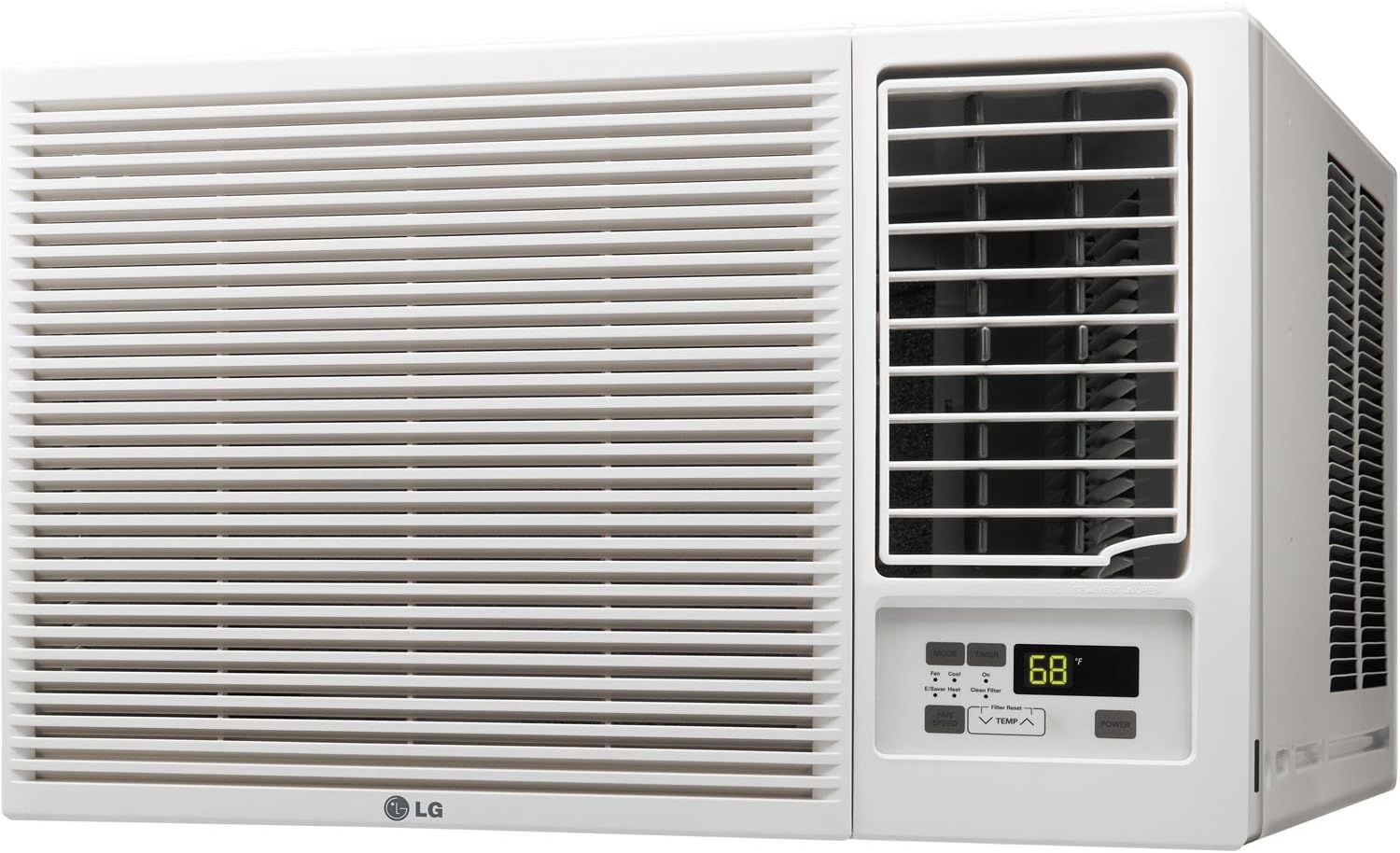 LG Electronics LW8015HR 7500 BTU 115-volt Slide in-Out Chassis Air Conditioner with 3850 BTU Supplemental Heat Function