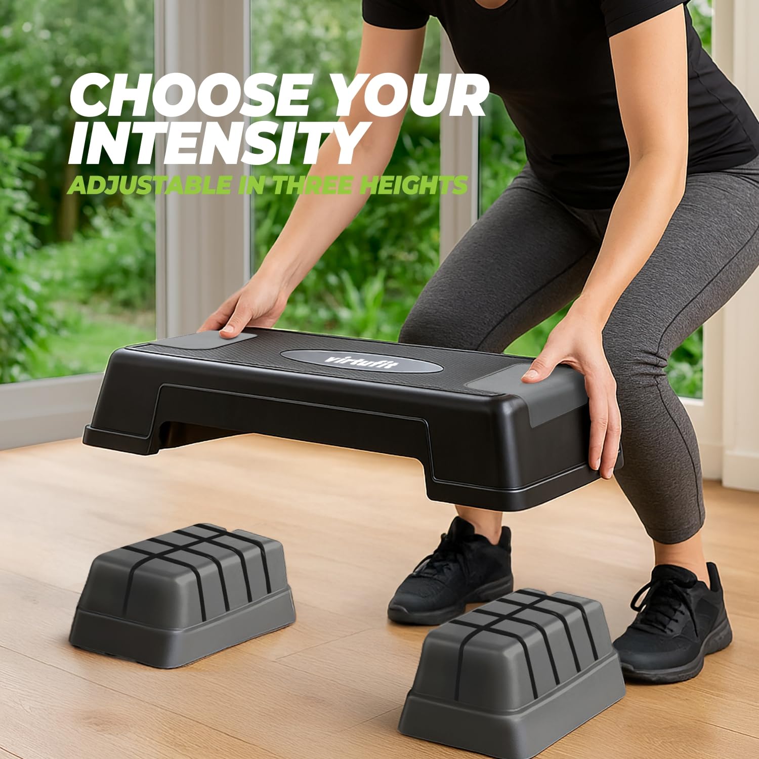 Piattaforma aerobica VirtuFit - Stepper aerobico - Regolabile