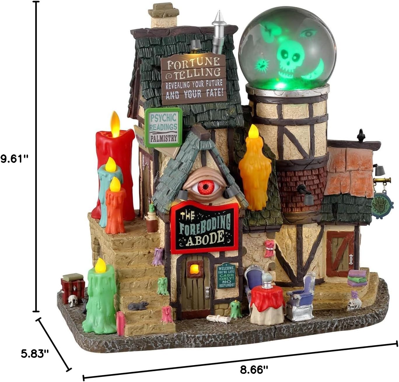 Lemax The Foreboding Abode, Battery Operated (4.5V) #35003