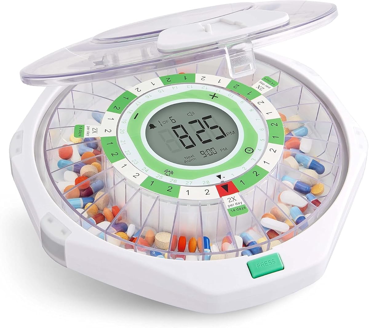 LiveFine 28-Day Locking Dispenser