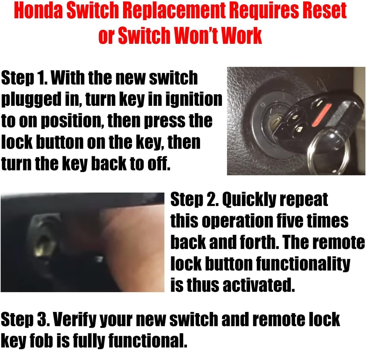 SWITCHDOCTOR Window Master Switch for 2003-2007 Honda Accord