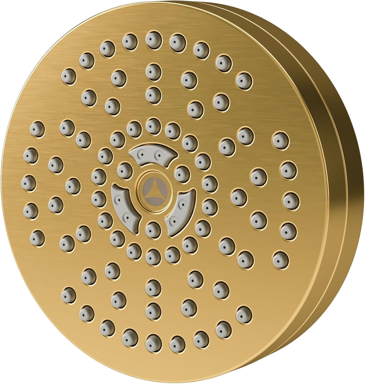 Symmons HydroMersion Contemporary 4 Inch Single Function High Pressure Round Showerhead in Satin Nickel