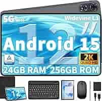 ☆新品 Android15 タブレット 12インチ 24GB RAM 128GB Amazon.com : Tablet 12 inch Android 15 Tablets, 24GB（8+16