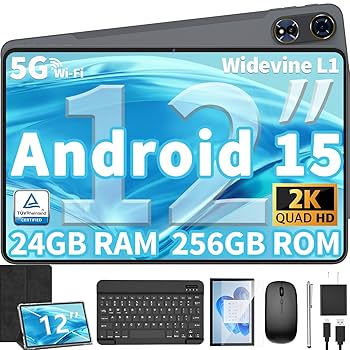 Amazon.co.jp: 12インチタブレット Android 15タブレット 2025年