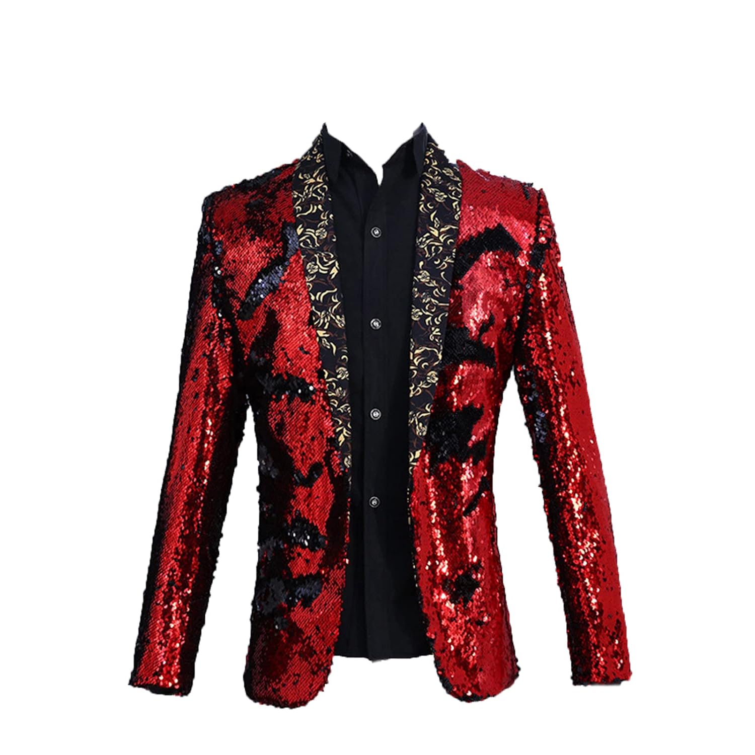 Kromoc Herren Anzug Blazer Samt Schalkragen - Eleganter Blazer Für Hochzeit & Business