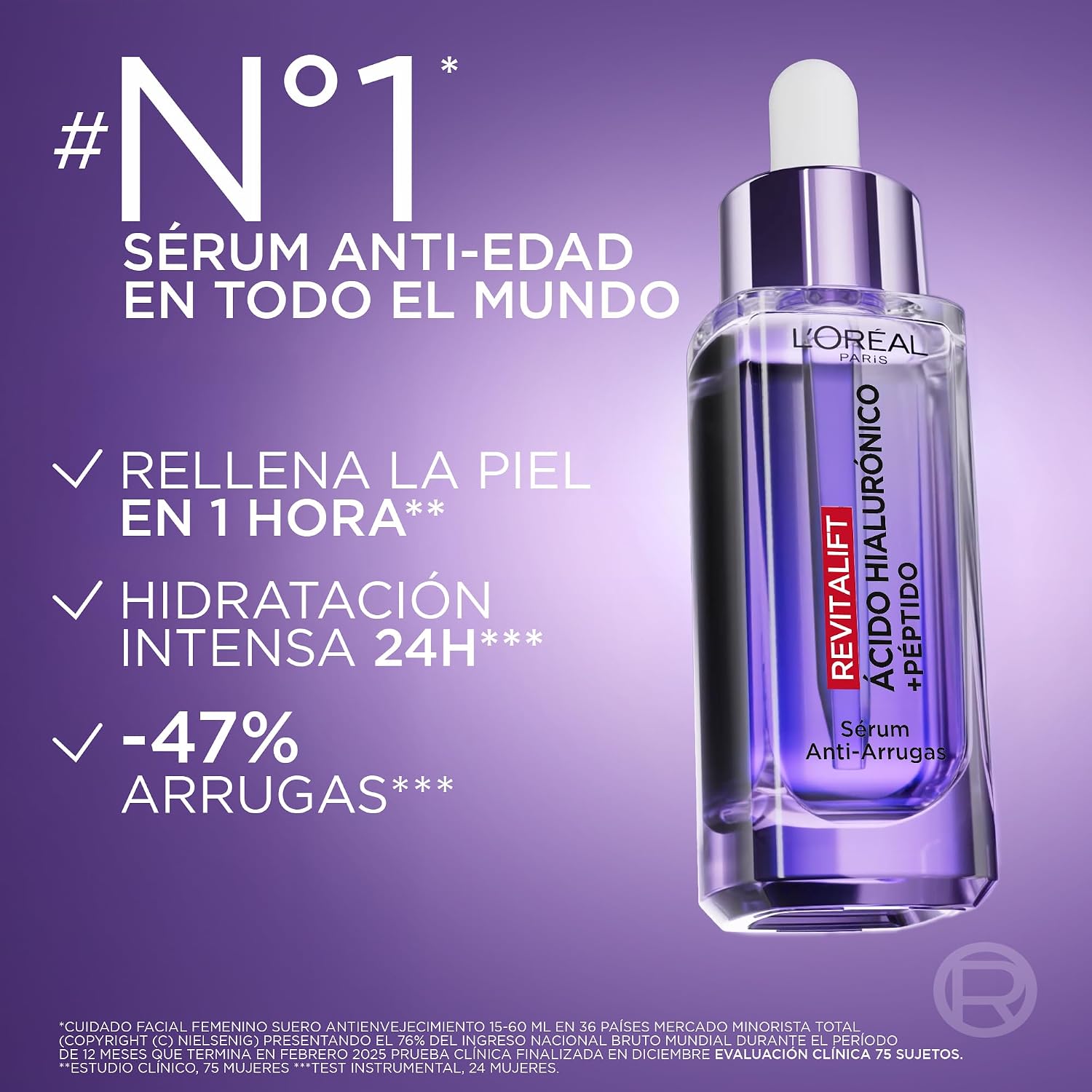 Detalle del gotero del sérum L'Oréal Paris Revitalift