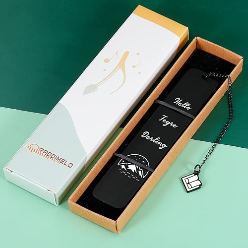 Miniatura 7 de Marcapáginas divertido para hombres y mujeres, Hello Feyre Darling marcapáginas para amantes de la lectura, cumpleaños, Navidad, relleno de