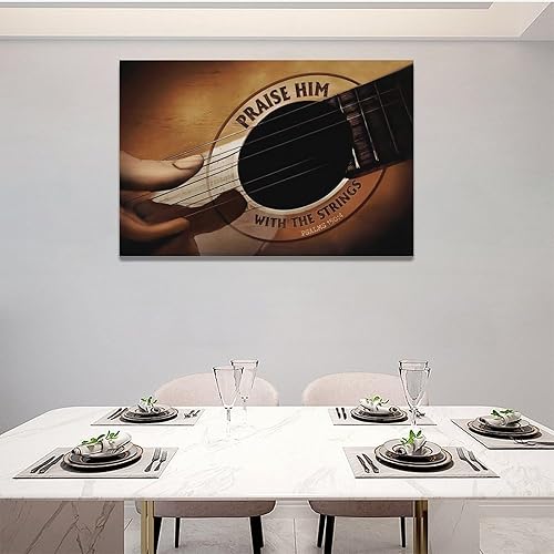 Vista 48 de Arte de pared de Jesús Jesús religioso Jesús, decoración de pared, cruz de león y cordero, lienzo impreso con citas cristianas, decoración de pared