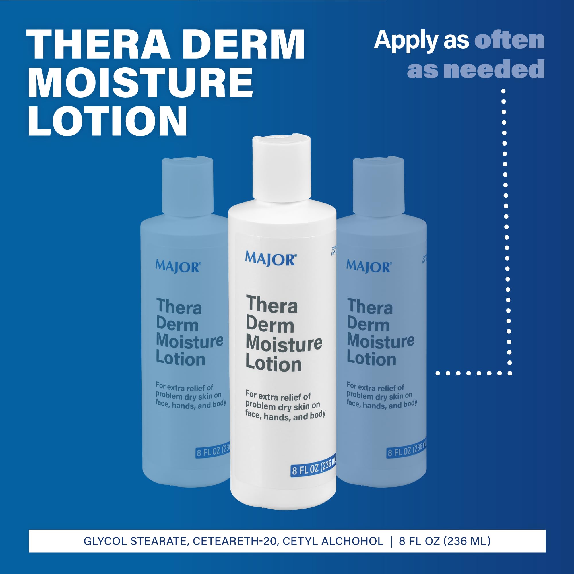Amazon.com : MAJOR Thera Derm Moisture Lotion - Helps Offer Dry