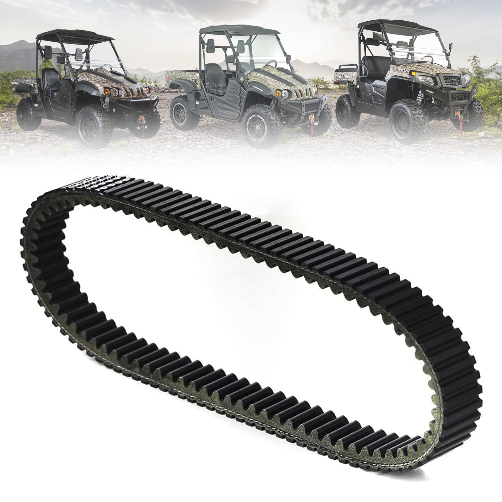 小物 W double belt KUDU OVY Amazon.com: Chikia Hisun Axis 500 Drive Belt Clutch Compatible for