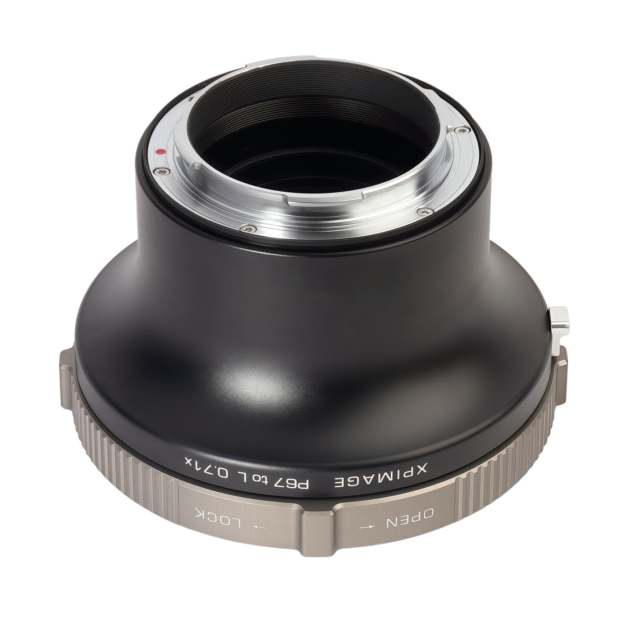 Optyczny reduktor ogniskowej 0,71X adapter do montażu wzmacniacza prędkości kompatybilny z obiektywem Pentax 67 do kamery Leica lub Panosonic L
