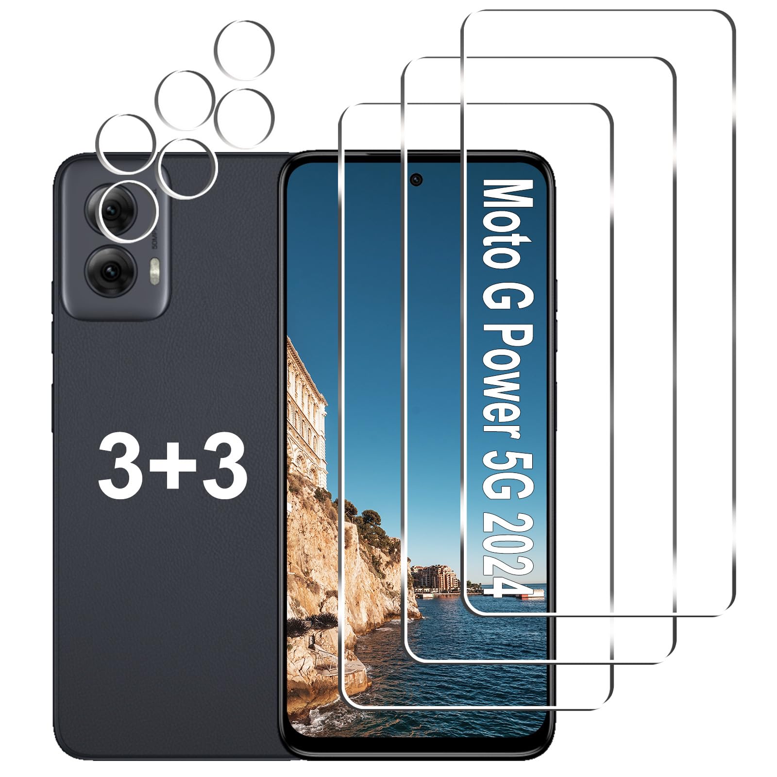 Per Moto RAZR 2024 RAZR 2024 RAZR Ultra 2025 3PCS Pellicola - Foto 3