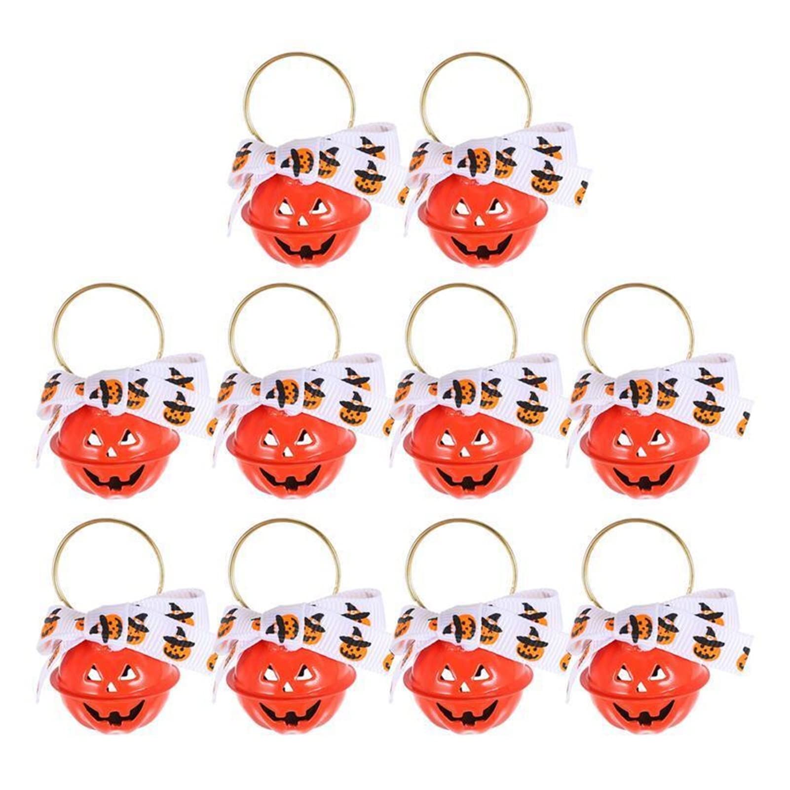 Piccole campane di Natale, campane appese di Natal Piccole campane di Natale Campana natalizia di Halloween da 10 pezzi