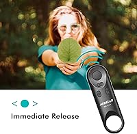 Vista 4 de AODELAN Mando a distancia de cámara para Canon EOS RP, EOS R, R5, R6, M50, M50 II, 6D Mark II, 77D, 850D, 800D, 200D, 250D, EOS Rebel SL2, Rebel