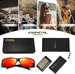 KANASTAL Lunettes de soleil sur les lunettes pour hommes Femmes Envelopper autour Polarized Fit sur les Lunettes de Soleil TR90 Lunettes de soleil Courant Cyclisme