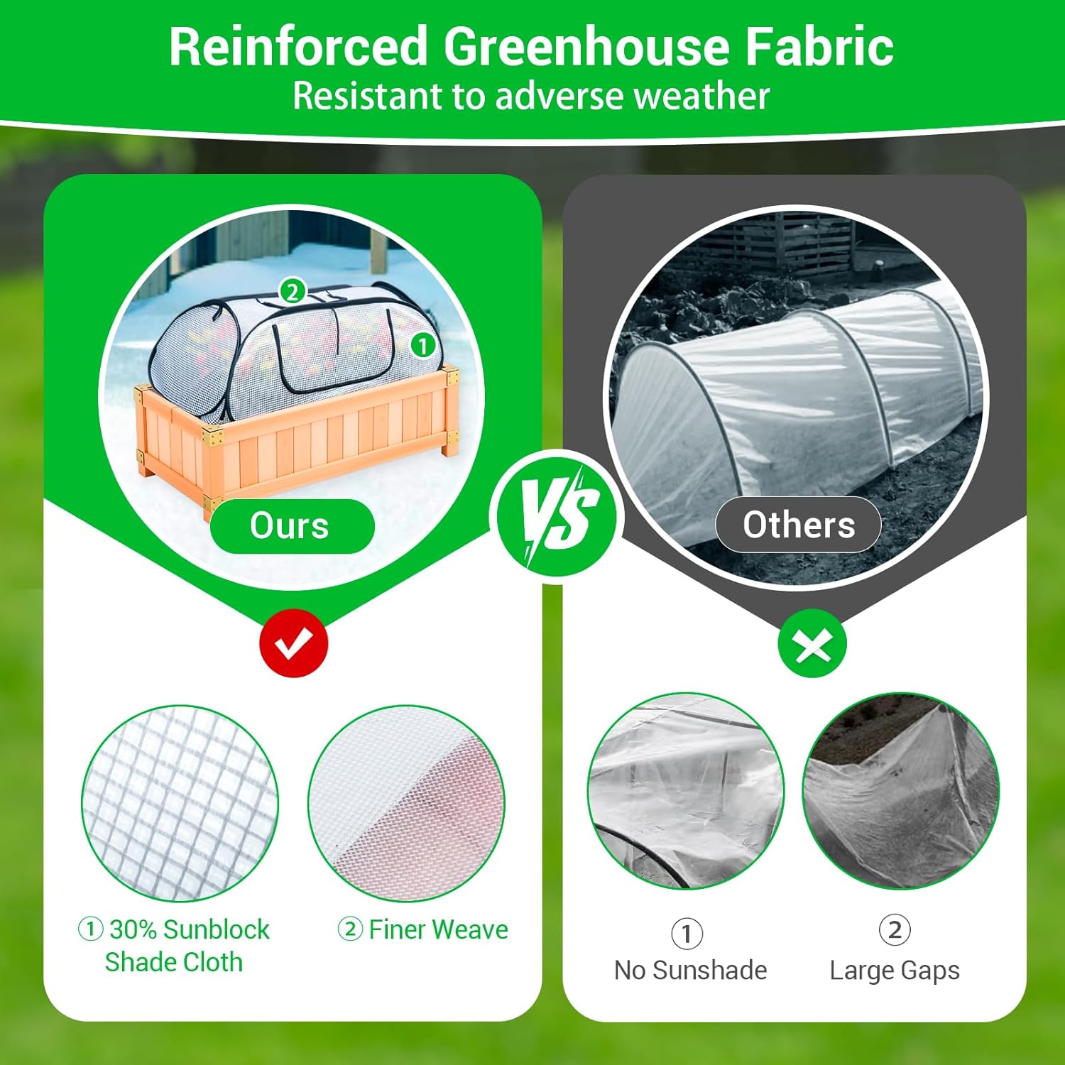 Garden Covers for Raised Beds, Pop Up Raised Garden Bed Cover, Garden Row Plants Cover Accelerator, Greenhouse Cover for Protecting Seedlings Fruits Vegetable Rows 45" L x 22" W x 16" H(2 Pack)