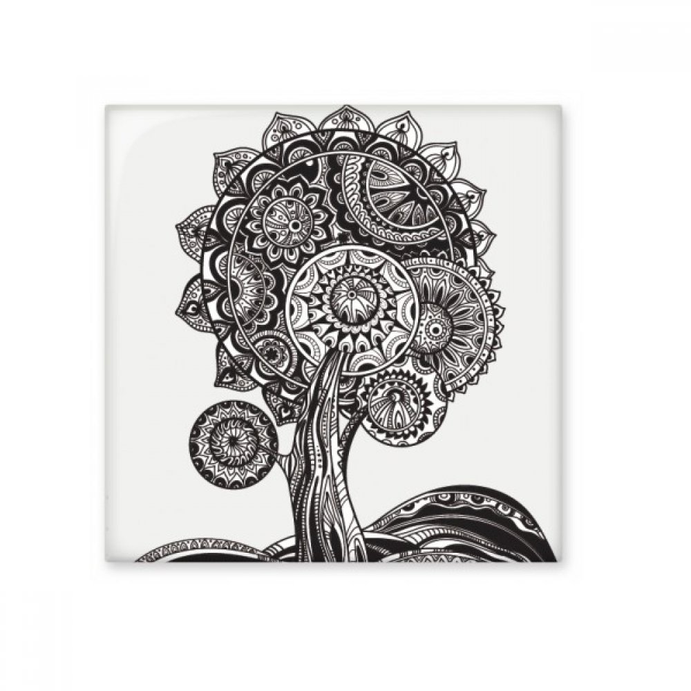 Cadeau craft original : grand carrelage en céramique à fleur de tournesol design
