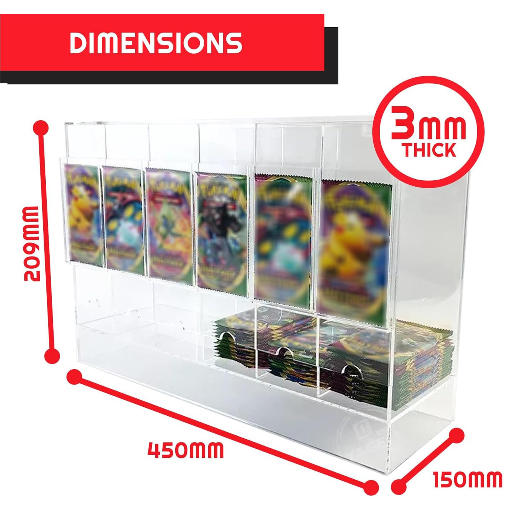 Amazon.co.jp: EVORETRO ブースターパックディスペンサー 6スロット