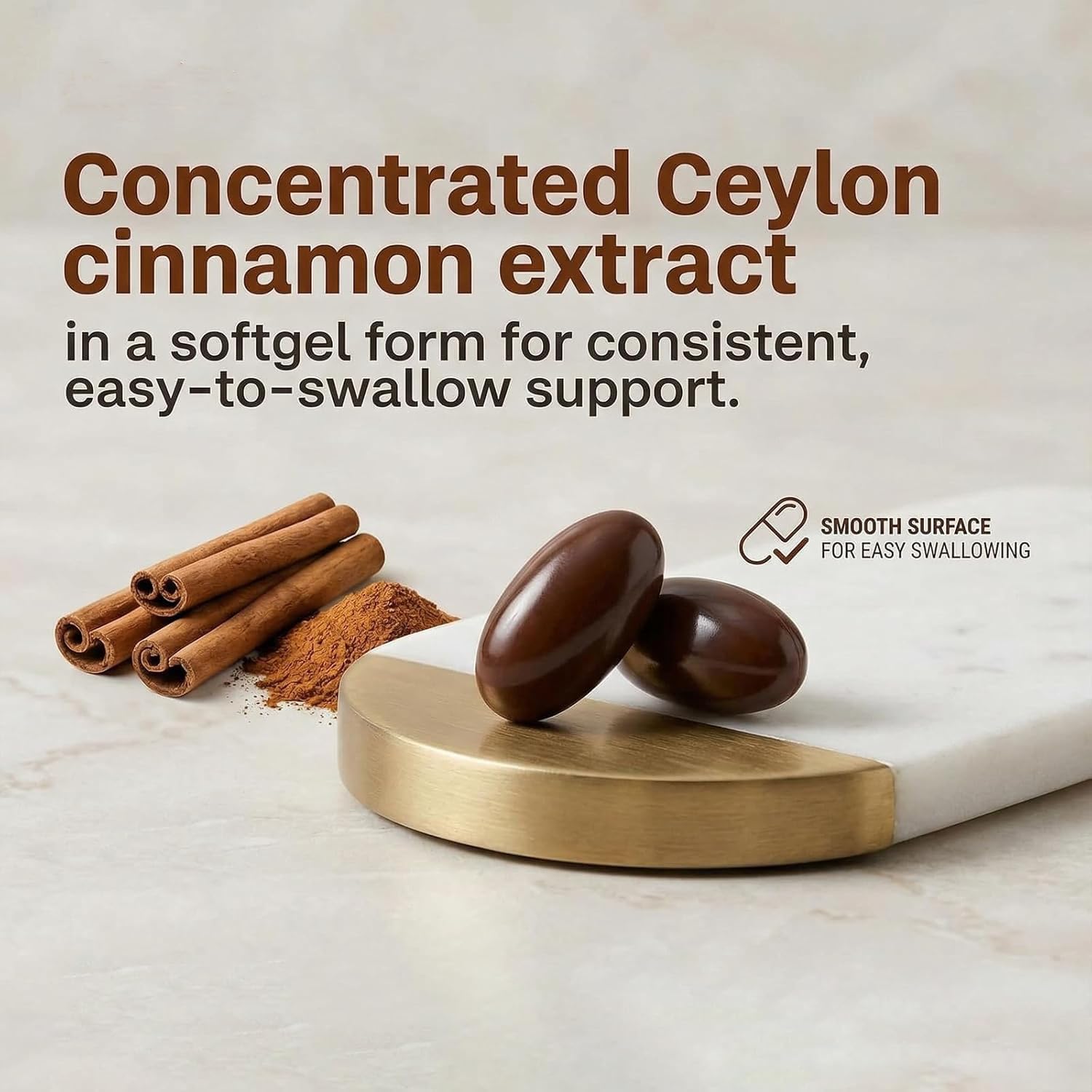 2026 New El-orita Ceylon Cinnamon Softgels con olio MCT, 300 softgel, vero integratore di cannella di Ceylon, non OGM, senza glutine, delicato supporto quotidiano per il benessere (2 pezzi)