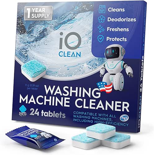 Washing Machine Cleaner and Descaler Tablets 24 Pcs - Deep