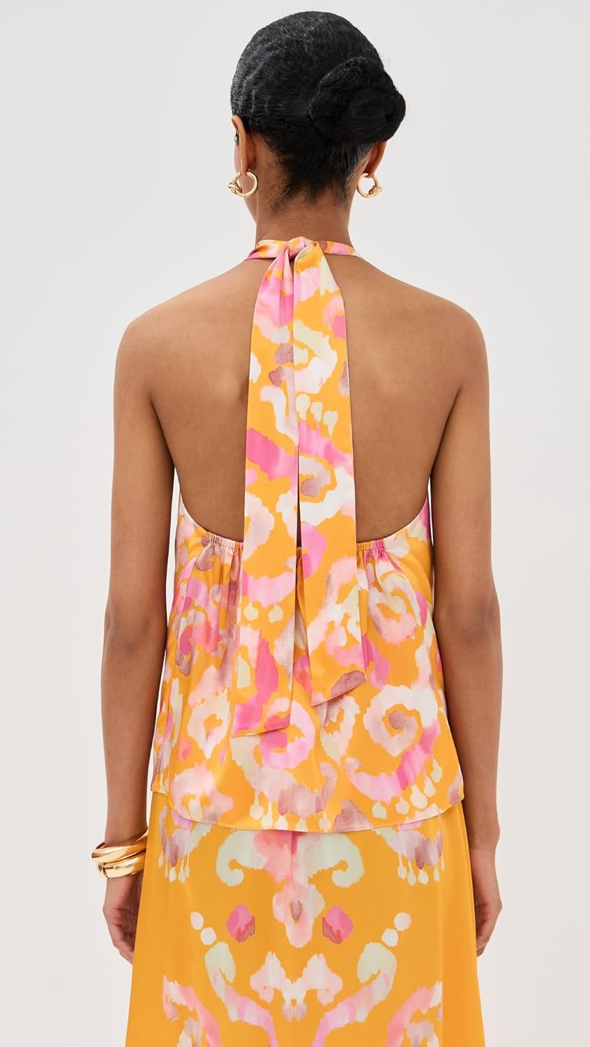 Florentine Top - Aquarelle Ikat Marigold / XXL - Image 4