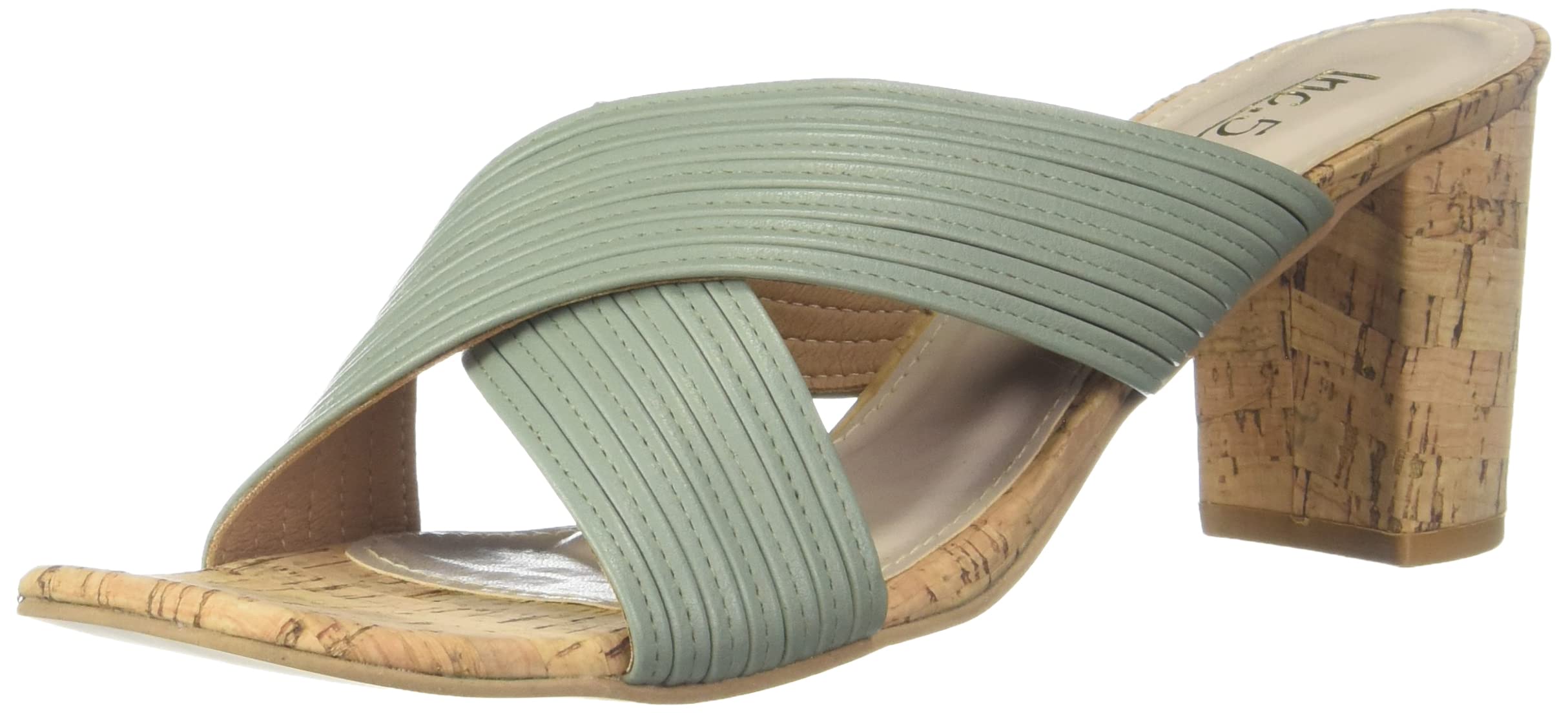 Inc.5 Womens Cone Heel Sandals 100772GREEN (B09XB2JDYG) Amazon Price History, Amazon Price Tracker
