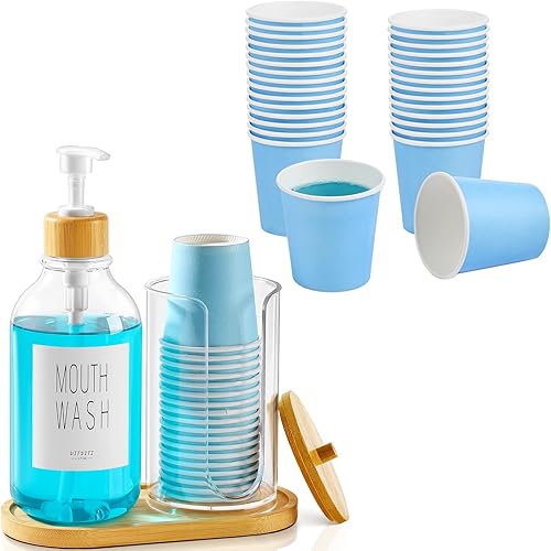 VITVITI Dispensador de enjuague bucal para baño