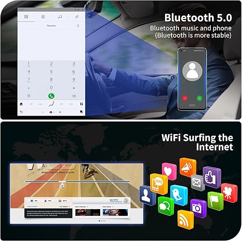 Miniatura 5 de Qualcomm - Radio de coche Android 11 para Ford Expedition Interceptor 2018-2023 Unidad principal de repuesto estéreo de 14.4 pulgadas 2K IPS