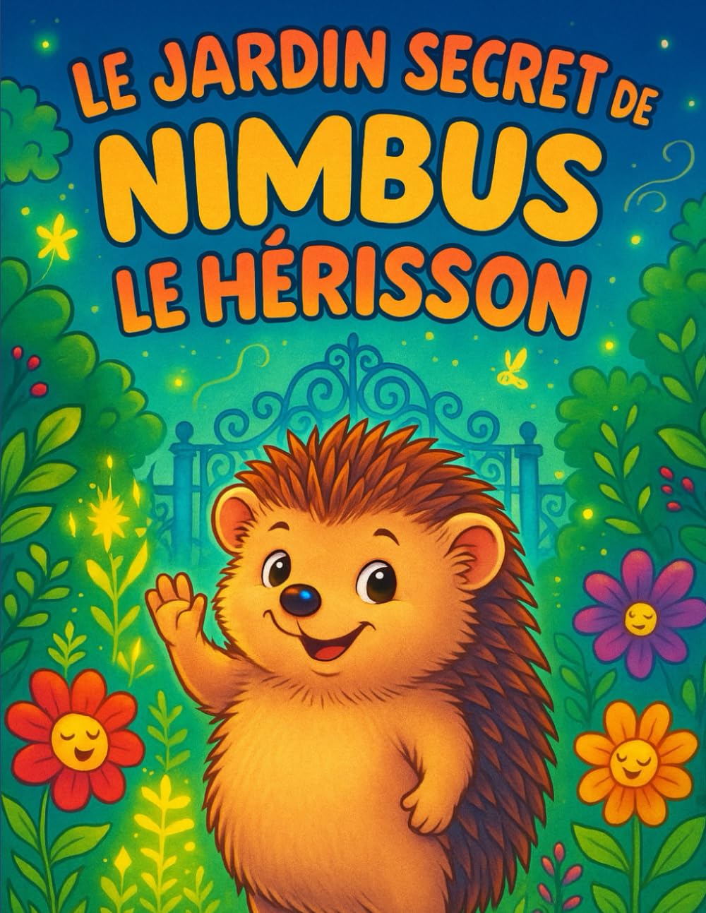 Le Jardin Secret de Nimbus le Hérisson: Nimbus est un petit hérisson curieux qui adore partir à l’aventure. Un livre de coloriage et d’histoire pour les enfants de 2 à 5 ans.