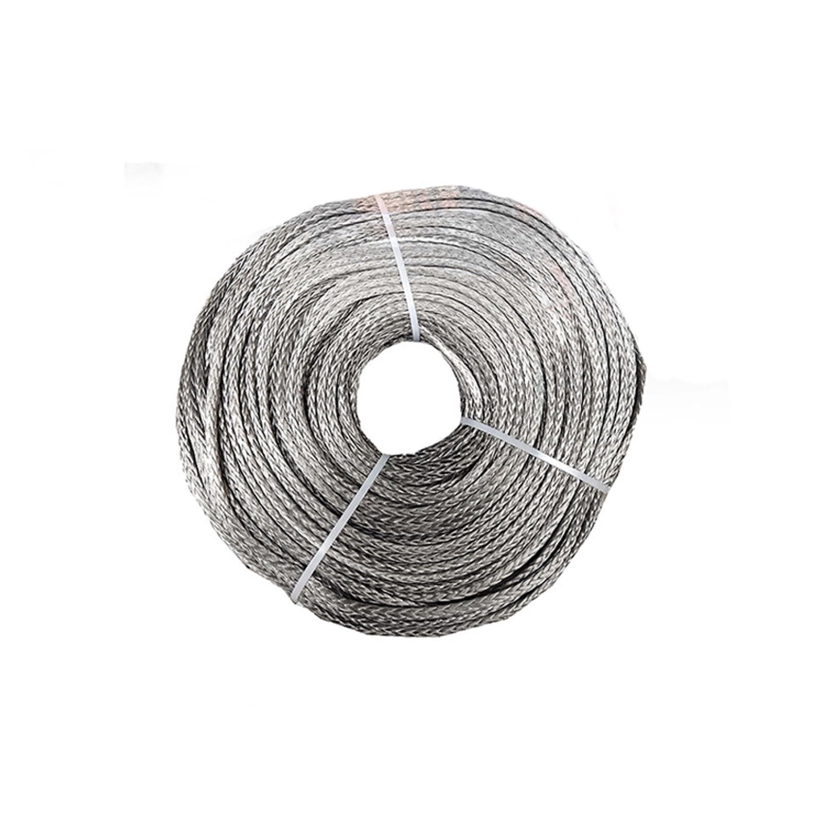 Edede Grijs Winch Rope, 8Mm X 300Meters 12Strand Synthetic Uhmwpe Winch Rope Sailplane Cable Pulling Line(Grijs)