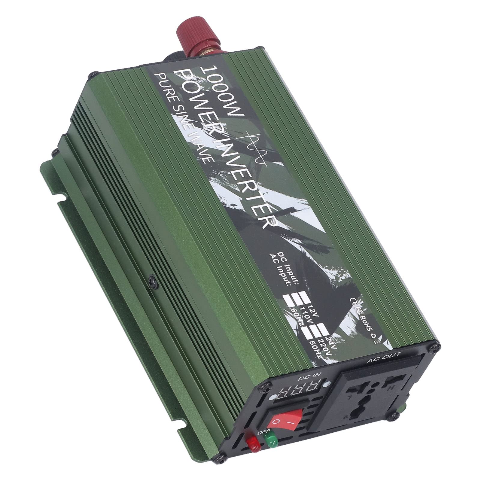 inverter sinusoidale puro alimentatore portatile di raffreddamento efficiente inverter da campeggio universale per per laptop, telefono, TV