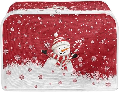 Vista 226 de UNICEU Funda acolchada para tostadora con patrón de café, se adapta a la mayoría de tostadoras estándar de 4 rebanadas patrón de café,Hojas de otoño