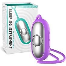 Handheld Relaxation Device for Adults & Kids - Portable Calming Tool with Gentle Pulse for Stress & Wind-Down, NOT Electric Shock, 8 Adjustable Levels, USB-C Rechargeable Purple