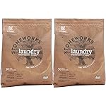 Grab Green Stoneworks Laundry Detergent Pods, 100 Count, Oak Tree Scent, Plant and Mineral Based, Cleans Deeply, Eliminates Odors, Fights Stains, Softens Naturally
